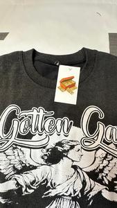เสื้อยืดโอเวอร์ไซส์แฟชั่นผู้ชาย ดีไซน์ล่าสุด คอกลม สไตล์สตรีทแวร์ ขายส่ง ผ้าฝ้าย พิมพ์ลายสกรีน - Product Image 2