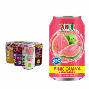 VINUT Guava Juice Drink 330ml, sin azúcar, OEM/ODM, precio de fábrica, muestra gratis Etiqueta Privada fabricante de Vietnam - Product Image 1