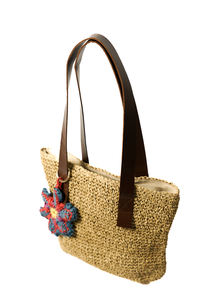Bolso Boho de Moda 2026, Bolso de Hombro Bohemio de Rafia Tejida a Crochet de Diseñador, Superventas, con Asa de Cuero, Precio al por Mayor - Product Image 3