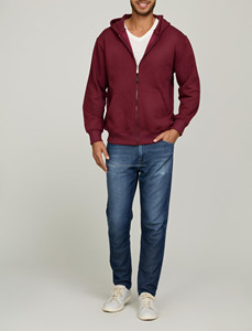 Cotton Hoodies for Men Full Zip up Mens Hoodies With Custom Logo Heavy Weight Zip Hoodies for Men - Product Image 4