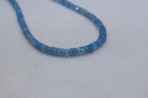 Cuentas Redondas Facetadas de Tanzanita AAA y Ópalo Etíope de 4-5.5mm, Piedra Natural, Hilo de 16 Pulgadas para Fabricación de Joyas, Collares y Pulseras - Product Image 3