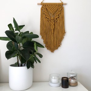 Home <b>Decoration</b> Boho Handmade 100% Cotton Tassel <b>Wall</b> <b>Hanging</b> Macrame, macrame <b>wall</b> <b>hanging</b> ,Hand Made <b>Wall</b> <b>Hanging</b> , - Product Image 3