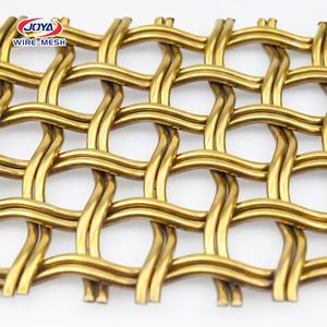 多様性アンティークブロンズステンレス鋼ワイヤーメッシュ無地建物ファサードスクリーン装飾メッシュカット溶接可能 - Product Image 1