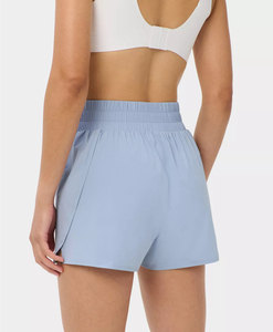 Shorts de Verano Personalizados al por Mayor para Mujer, Shorts Casuales de Algodón de Color Sólido - Product Image 2