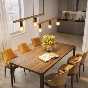 Lampadario a Sospensione per Cucina a 5 Luci in Stile Scandinavo - Macgregor - Product Image 3