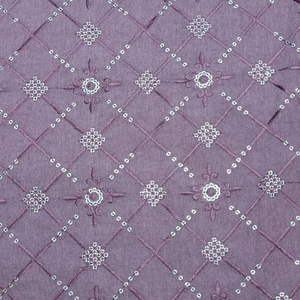 Wholesale <b>Sequin</b> Embroidery Fabric Export Quality Mesh Net Garment Textile For Importers And Bulk Buyers - Product Image 3