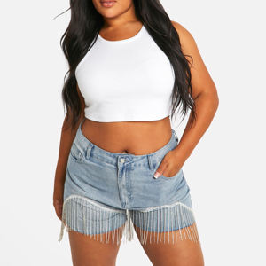 Shorts de Mezclilla para Mujer a la Venta, Precio Económico, Disponibles en Todas las Tallas, Shorts de Mezclilla de Corte Regular a la Moda - Product Image 4