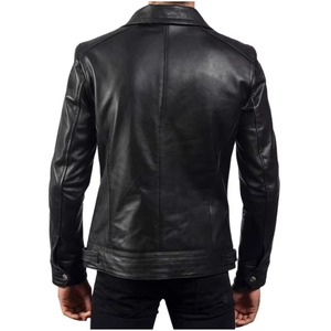 100% Original Leather Made Men Fashionable Leather <b>Jacket</b> / Lowest Price Fashion Leather <b>Jacket</b> for Men - Product Image 2