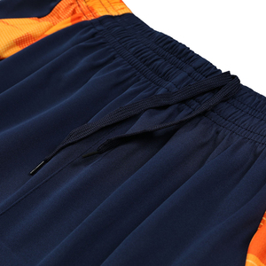 Ensemble de maillots de rugby pour hommes, bleu clair, orange, marine, manches courtes, respirant, coupe athlétique, impression sublimée, toutes saisons - Product Image 6