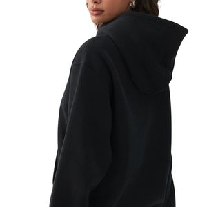 Sweat-shirt à capuche oversize personnalisé pour femme, en molleton de coton premium, style streetwear, vente en gros usine - Product Image 2