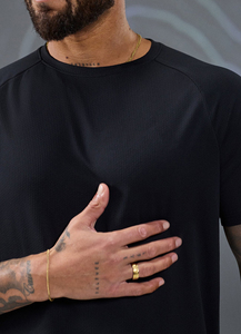 Camiseta Unisex de Manga Corta, Sólida, de 180g, de Secado Rápido, Corte Holgado, Cuello Transpirable, Informal, Lisa, al por Mayor - Product Image 3