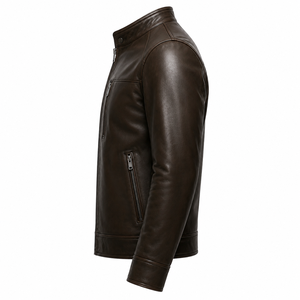 Veste en cuir de vachette de qualité supérieure pour homme, vêtement d'extérieur luxueux et tendance, streetwear moderne, coupe classique et confortable pour tous les jours - Product Image 5