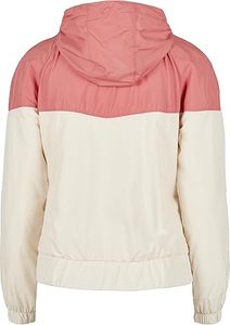 Chaqueta cortavientos impermeable con capucha, informal, estilo urbano, con bloques de color, plegable, para viaje. - Product Image 1