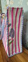 Tas Tote Katun Murni Bohemian Klasik Ramah Lingkungan Jahitan Tangan dengan Ritsleting-Tas Dalam/Luar Banyak Kantong Dapat Digunakan Kembali Portabel