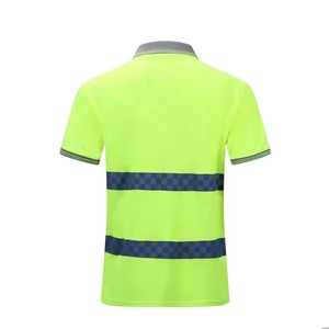Camisetas Polo Reflectantes de Alta Visibilidad, Secado Rápido y Transpirables, con Logotipo Personalizado, Ropa de Trabajo de Seguridad - Product Image 4