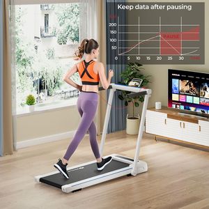 2.25HP Folding <b>Running</b> <b>Machine</b> Portable Treadmill with Table and Speaker Remote - Product Image 2