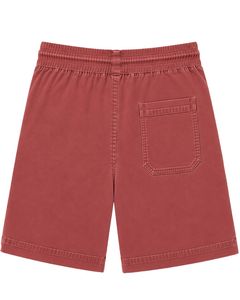 Shorts Bermuda décontractés pour hommes, couleur rose poudré, personnalisés, avec cordon de serrage, pour l'été, shorts de plage légers, coupe décontractée, en mélange de coton - Product Image 2