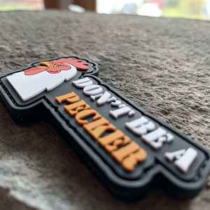 Patch en caoutchouc 3D, ne sera pas un patch décoratif en PVC à coller, forme irrégulière, en relief, pour cadeau - Product Image 4