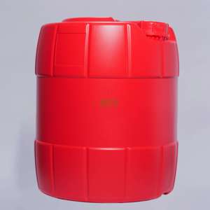 Bidon cylindrique en plastique HDPE rouge durable de 18 L pour l'essence et les produits chimiques - Product Image 4