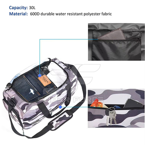 Sac de sport en cuir véritable imperméable, vente chaude, matériau durable et écologique, impression de logo personnalisé, doublure en polyester, luxe - Product Image 5