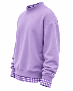 Pull décontracté unisexe personnalisé à col montant superposé 100 % coton anti-boulochage de qualité supérieure – Fabricant OEM ODM - Product Image 3