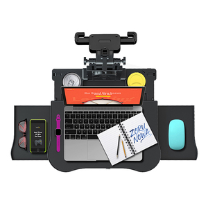 Bandeja Portátil para Asiento Trasero de Coche, para Viajes por Carretera, Trabajo, Comer, Soporte para Teléfono y Bebidas, para Laptop, iPad, Bandeja de Viaje Ajustable - Product Image 1