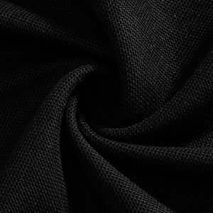 Polo noir à manches courtes pour hommes – T-shirt de golf décontracté et sportif à séchage rapide, respirant, en mélange de coton, coupe ajustée - Product Image 5