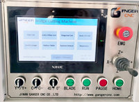 Máquina de Corte de Piedra CNC HQ-3220A con Control PLC de 4 Ejes y Motor para Mármol y Cuarzo, Certificación CE, 50 mm Máx.
