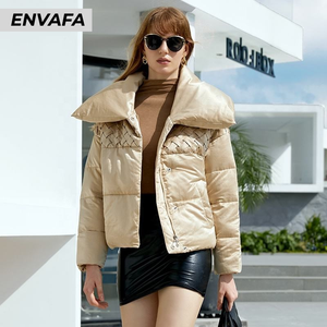 Chaquetas Personalizadas para Mujer, Chaqueta Acolchada, Chaqueta Cortavientos, Abrigos para Mujer, Parkas Femeninas, Chaqueta Personalizada con Logotipo - Product Image 6