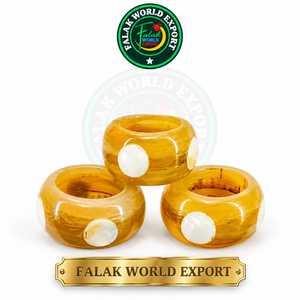 Bague en corne de buffle/vache naturelle polie de qualité supérieure, artisanat moderne, nouvelle fabrication artisanale par Falak World Export - Product Image 1