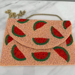 Sac à main décontracté de luxe fait main en Inde, assortiment de perles de verre multicolores, sac artisanal durable, sacs fourre-tout promotionnels - Product Image 1