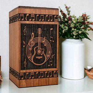 Custom Logo Wooden Urn Wholesale Supplier Wooden Cremation Urn with Photo Frame by AYAANS - Product Image 6