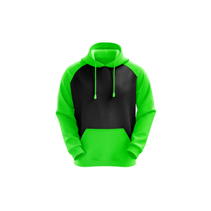 Hoodie oversize color block, style streetwear personnalisé, en tissu polaire confortable, idéal pour le streetwear et les vêtements personnalisés. - Product Image 5