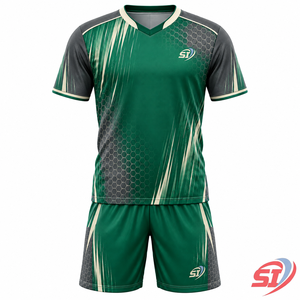 Kit complet de football pour jeunes, maillot et short Hex Monsoon, fabricant de vêtements d'équipe de football personnalisés - Product Image 1