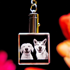 Nhà máy-tùy chỉnh 3D Mini <span class=keywords><strong>CNC</strong></span> nội bộ tinh thể máy khắc <span class=keywords><strong>laser</strong></span> hiệu quả màu xanh lá cây ảnh Tinh thể thủy tinh - Product Image 3