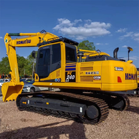 Excavatrice d'occasion Komatsu PC240LC en bon état, excavatrice hydraulique sur chenilles d'occasion à vendre