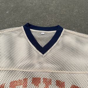 เสื้อเจอร์ซีย์ตาข่ายสไตล์วินเทจเม็กซิโกสำหรับผู้ชาย เสื้อกีฬาพิมพ์หมายเลขได้ตามสั่ง เสื้อเจอร์ซีย์ตาข่ายทรงหลวมสไตล์เรโทร เสื้ออเมริกันฟุตบอล - Product Image 3