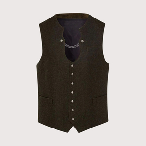 Chaleco Bávaro Tradicional Alemán de Alta Calidad para Hombre, Estilo Casual Elegante, Reversible, Transpirable, Mezcla de Poliéster/Algodón para Invierno - Product Image 6
