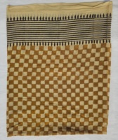 Sarong de plage d'été éco-responsable en coton imprimé à la main Bagru indien, 1 pièce, avec logo frontal, vente en gros