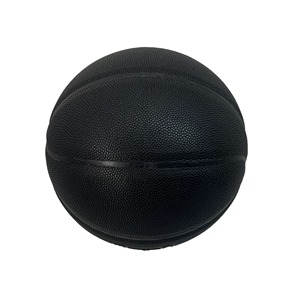 ลูกบาสเก็ตบอล PU สีดำ ขนาด 7  ไส้ในบิวทิลทนทาน น้ำหนัก 620-650 กรัม - Product Image 6