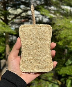 Éponges exfoliantes en loofah naturel bio à 3 couches pour le bain et la cuisine, grande capacité, du Vietnam - Product Image 4