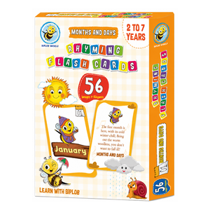 Tarjetas de Aprendizaje de Rimas Personalizadas de Biplob para Niños con 28 Tarjetas Educativas de Doble Cara e Imágenes - Product Image 1
