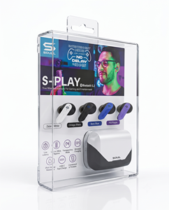 Caja de Empaque de Acrílico Transparente Personalizada Moderna para Estuche de Airpods y Accesorios para Auriculares - Product Image 3