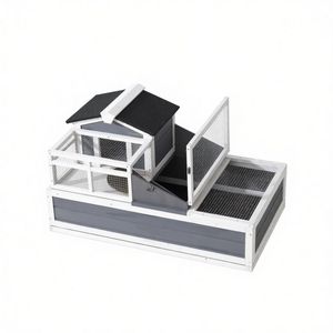 Casetta Classica Rettangolare in Legno di Abete per Piccoli Animali, Uso Interno/Esterno - Product Image 2