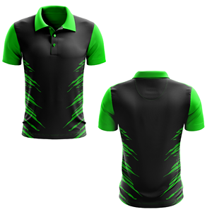 Chemise d'été décontractée en maille unie respirante à manches courtes pour le golf et le bureau, idéale pour les tenues de week-end - Product Image 6