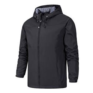 Vestes de sport personnalisées pour hommes, grandes tailles, en polyester réfléchissant, coupe-vent vintage rétro imperméable - Product Image 3