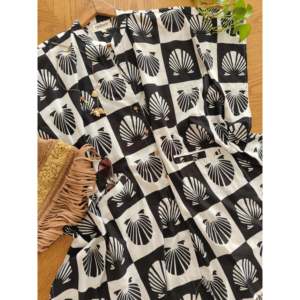 Camisa Kaftan de Ébano y Concha de Marfil, Traje de Baño para Mujer - Product Image 1