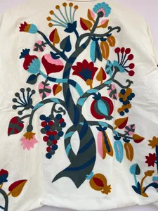 Luxury Cotton Suzani Embroidered <b>Reversible</b> <b>Jacket</b> | Boho Ethnic Summer Designer Coat | Wholesale - Product Image 6