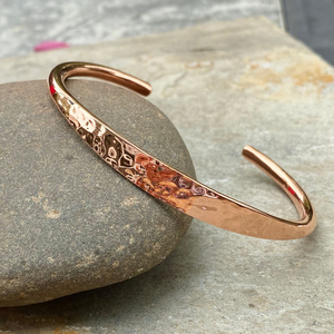 Handmade copper Cuff <b>Bracelet</b> Polished Adjustable Fashion crafts <b>Bracelet</b> by blossom craft india - Product Image 6
