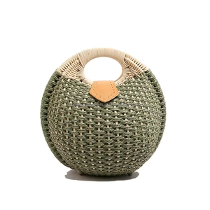 Sac de plage en rotin fait main élégant pour les voyages d'été Fournisseur en gros Écologique Pliable Léger Personnalisable - Product Image 1